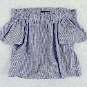 Lulus striped off the shoulder top.